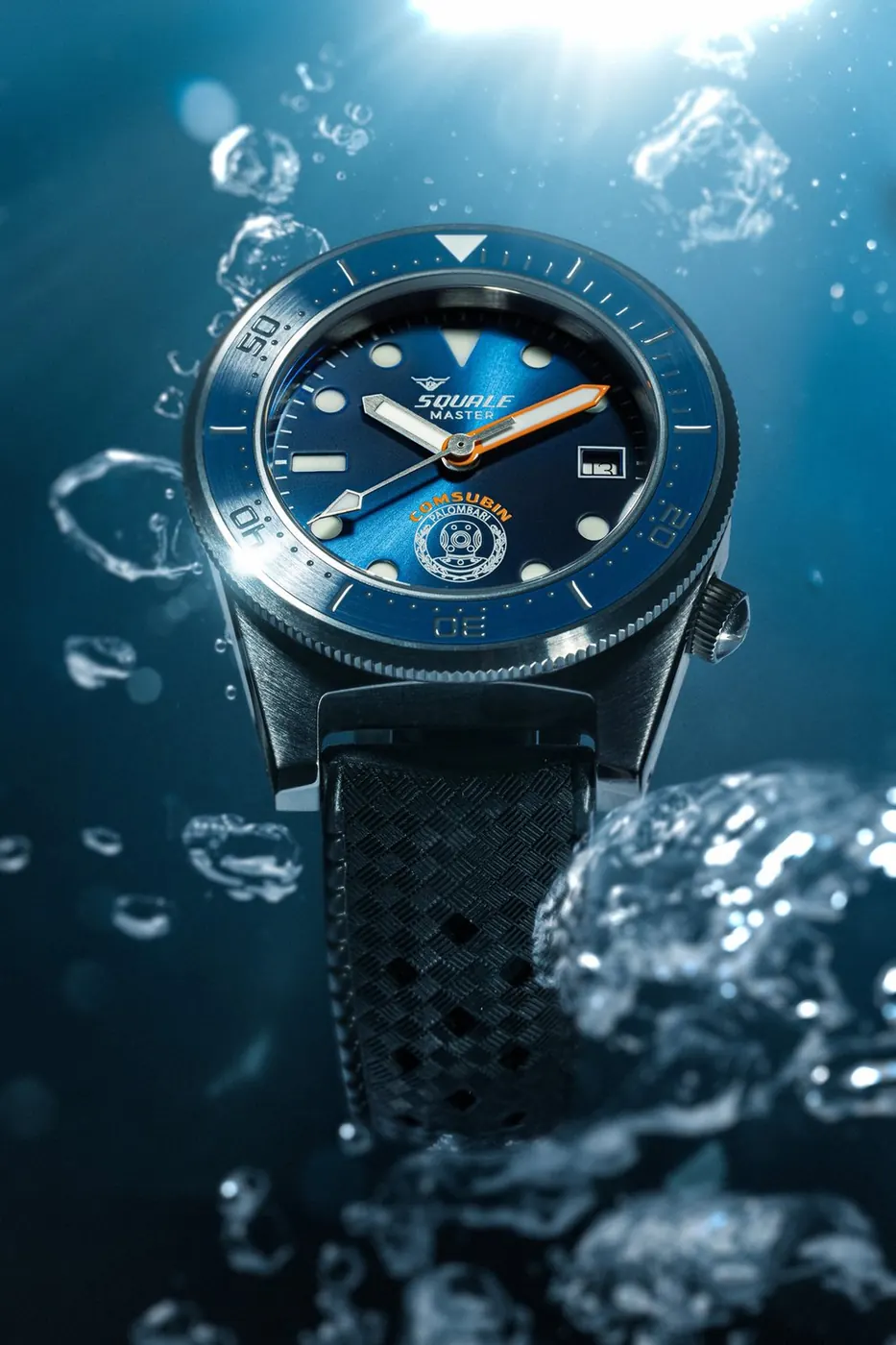 Squale dive watch underwater